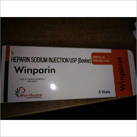 Heparin Sodium Injection Usp 5000 Iu In 5ml