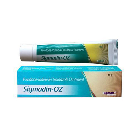 Povidone Iodine  Ornidazole Ointment 15gm