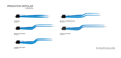 Steel Irrigation Bipolar Forceps