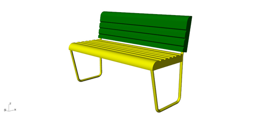 FRP Garden Bench