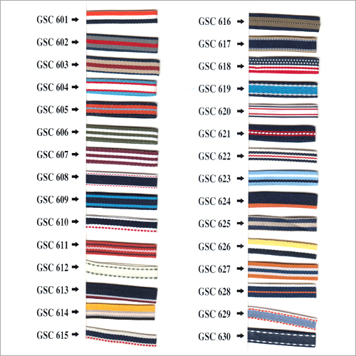 Polyester Striped Ribbon