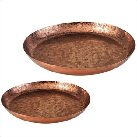 Copper Round Tray