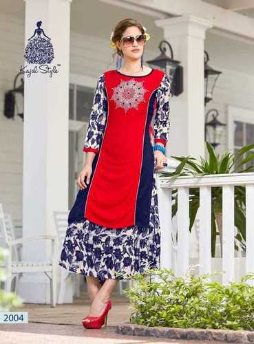 PRINTED FANCY COTTON KURTI