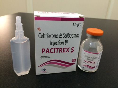Ceftriaxone-1000 mg + Salbactum-500 mg Injection