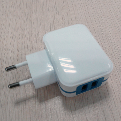 Dua USB Power Charger Euro Type 1A+1A