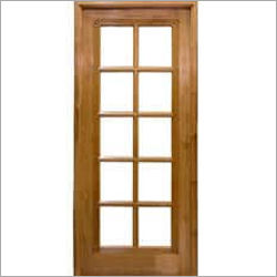 Teak Glass Designer Doors