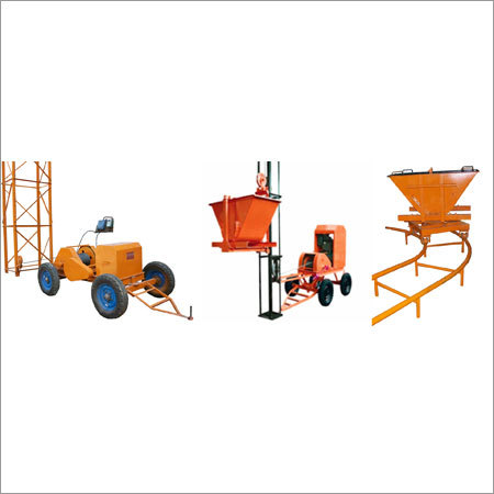 Construction Machinery - Steel Orange 1000kg Capacity 20m Height | Efficient Lifting Durable Design Easy Operation