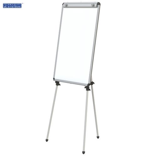 Flip Chart Stand with Melamine Coated White Board FCS 6090-04 PWB