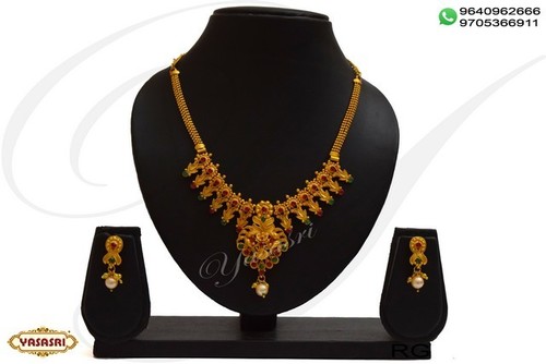 Golden Ladies Designer Necklace