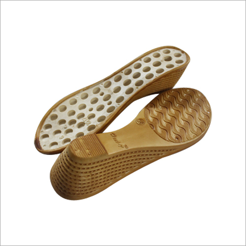 PVC Sandal Sole - PVC Material, Low Heel Design, Available in Various Sizes, Cream Color | Quick Dry, Washable, Durable for Active Use