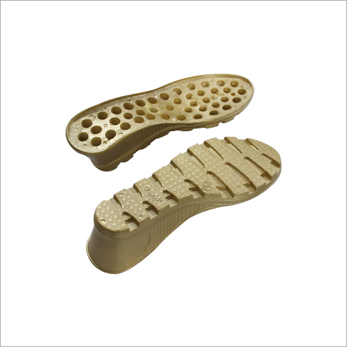 Ladies Sandal Sole - PVC Material, Various Sizes, Cream Color | Washable, Waterproof, Flexible Design with Low Heel for Enhanced Style