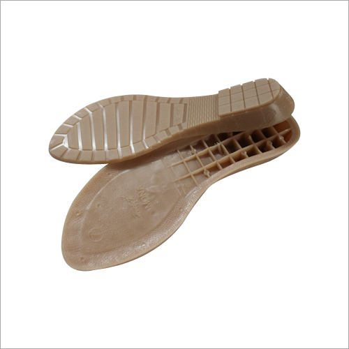 Stylish Ladies Sandal Soles - PVC & PU Material Cream Color | Quick Dry Washable Flexible Water Resistant Durable Design