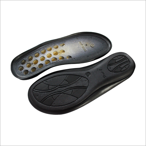 Black Slipper Sole - EVA, PVC, PU | Sizes 6-11, Black, Waterproof, Comfortable, Quick Dry, Washable, Skid Resistant