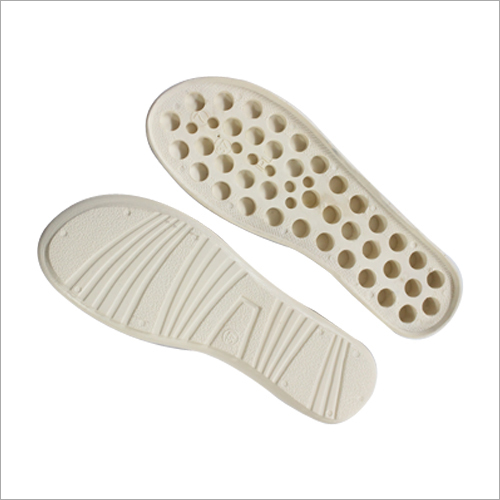 Ladies Slipper Sole - PVC, EVA, TPR, White | Comfortable, Quick Dry, Washable, Skid-Resistant Padding for All-Day Wear