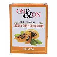 On & On Natures Luxury Papaya Soap