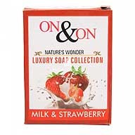 On & On Natures Luxury Milk And Strawberry Soap
