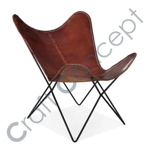 Industrial Butterfly Chair No Assembly Required