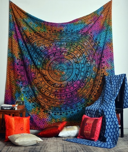 Indian Print Wall Hanging Wall Tapestries