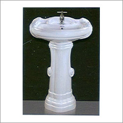 25x19 Big Sterling Set Pedestal Wash Basin
