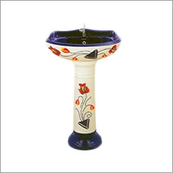 Vitrosa Pedestal Ceramic Wash Basin