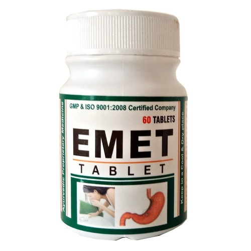 Herbal Ayursun Medicine For Travel Sickness - Emet Tablet