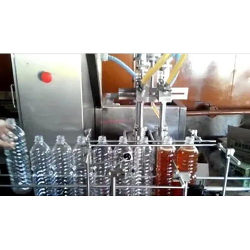 Automatic Oil Filling Machine - Stainless Steel, 220V Silver Design | Automatic Grade, PLC Control, Electric Drive System