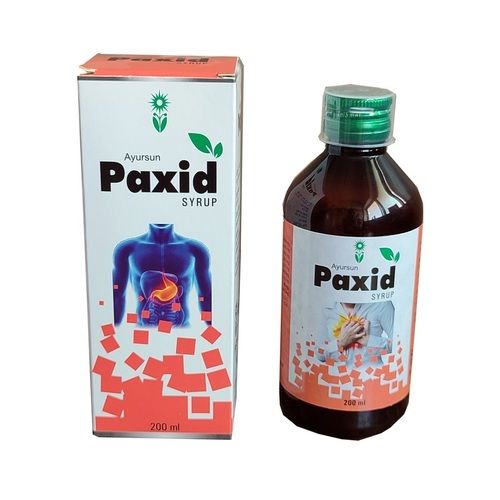Ayurvedic Herbal Syrup For Acid Peptic Disorders-Paxid Syrup