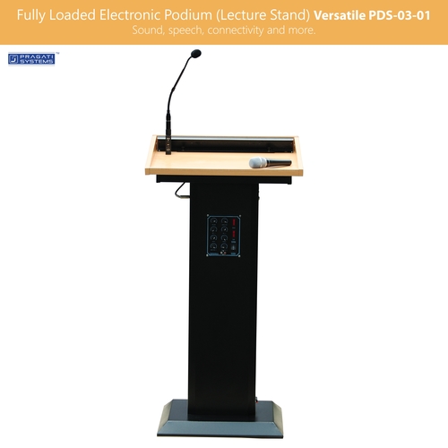 Fully Loaded Electronic Podium Lecture Stand Manufacturer