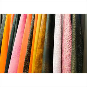 colored leather fabric