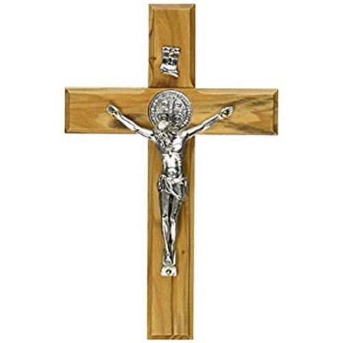 Olive Wood Cross with Crucifix By OTTO INTERNATIONAL