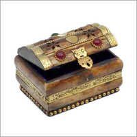Decorative Wooden Boxes - Horn, Variable Sizes, Brown | Intricate Carvings, Attractive Patterns, Durable Material, Elegant Design, Handcrafted