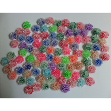 Industrial Resin Flowers Bead