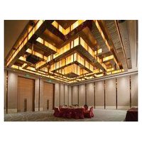 Brass Acrylic Chandelier