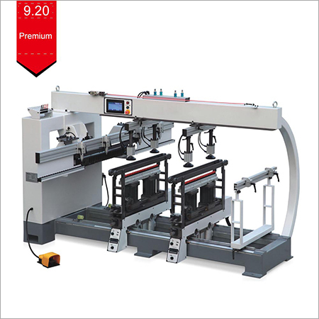 Three Lines Horizontal Multi Spindle Wood Drilling Machine