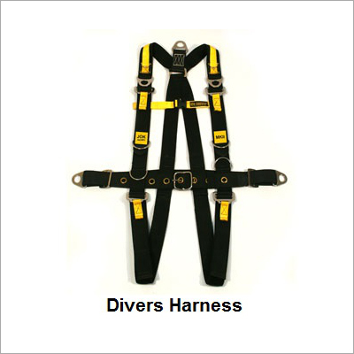 Divers Harness - Nylon Webbing, Adjustable Size, Black, D-Ring Buckle | Safety, Secure Fit, Durable, Reliable, Comfort, Easy Use