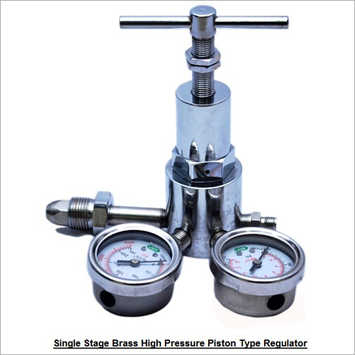 Single Stage Brass Pressure Piston Type Regulator