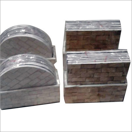 Silver Table Coaster Set