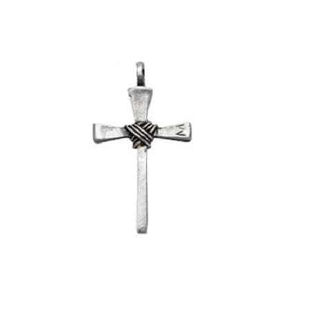 Nail Cross Pendant Necklace