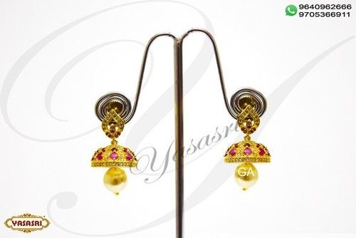 Golden Traditional Earrings