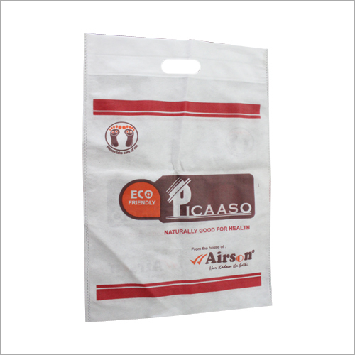 Promotional Non Woven Carry Bag - Non-Woven Material, Variable Dimensions, White Color | Clear Printing, Durable, Eco-Friendly, Easy Handling, Reusable, Fine Stitching