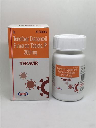 Tenofovir Disoproxil Fumarate Tablets IP 300mg (Teravir)