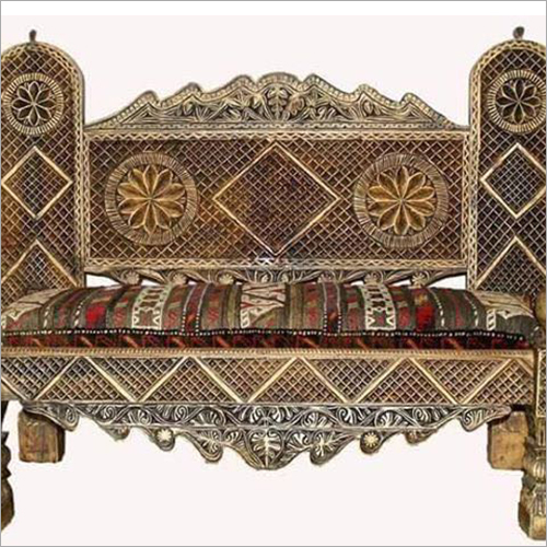 Wooden Handicraft Bed