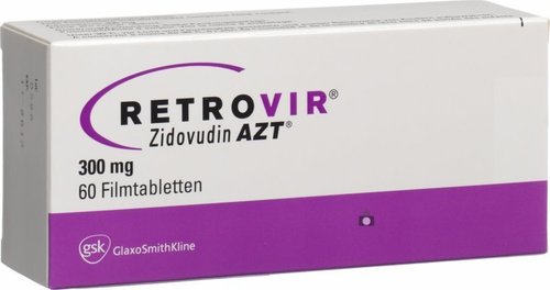 Zidovudin AZT 300mg 60 Filmtabletten (RETROVIR 300mg By UNIVERSAL HEALTHCARE & SUPPLIERS