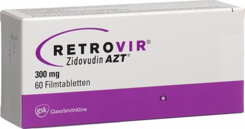 Zidovudin AZT 300mg 60 Filmtabletten (RETROVIR 300mg)