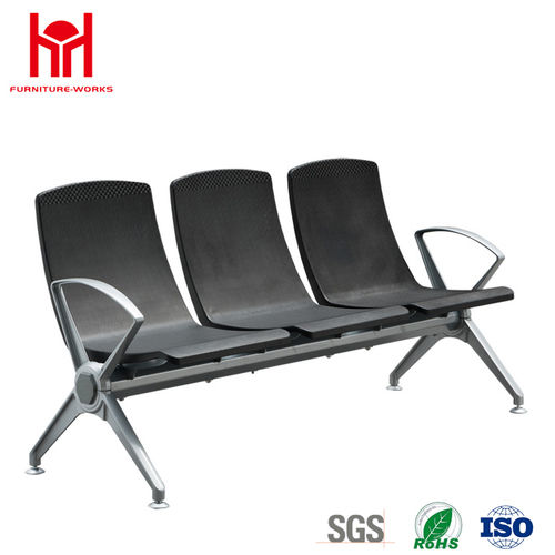 High Quality Low Price 3 Seat Pu Padded Waiting Chair For Airport