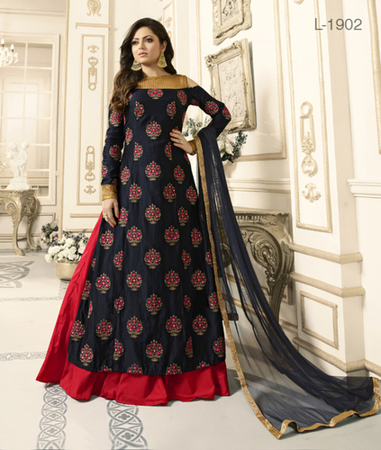 Jacquard Silk Designer Salwar Suit