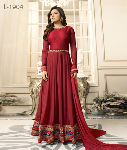 Velvet Designer Salwar Suit