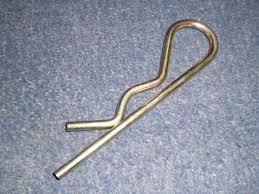 R Pin - Steel Material, Golden Coated Finish | Industrial & Commercial Excellence