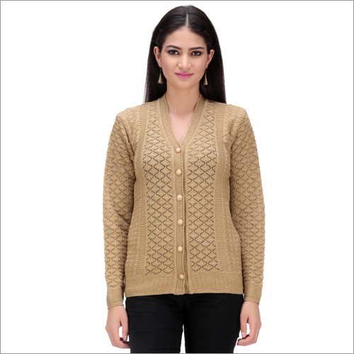 Dazzel Cardigan - Wool Blend, S-XL, Beige | Soft Fabric, Stylish Design, Warm Comfort, Durable Material