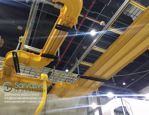 Yellow Fibre Optic Cable Tray